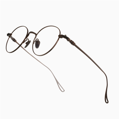 Eterlens｜レトロ風彫刻模様付きメガネ｜匠の技が光る一本