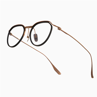 Eterlens｜ヴィンテージ風チタンメガネ｜匠の技が光る一本