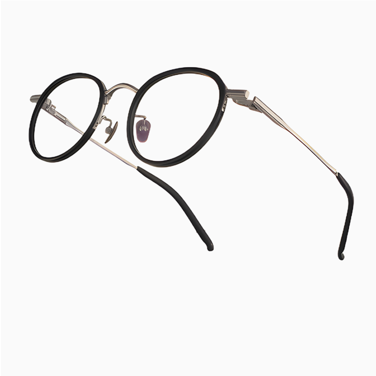 Eterlens｜高級感あふれるチタン製小さめフレームメガネ ｜匠の技が光る一本