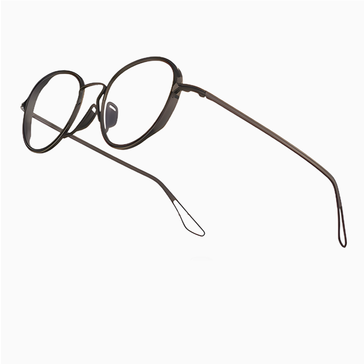 Eterlens｜レトロ風チタンメガネ｜匠の技が光る一本