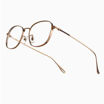 Eterlens｜ビジネスレトロ風チタンメガネ｜匠の技が光る一本