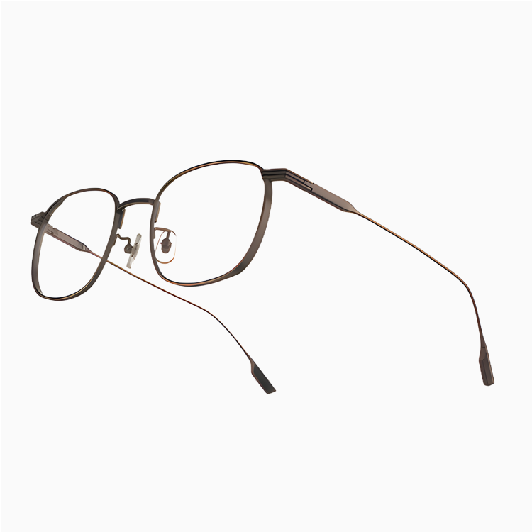 【多角形・ハーフチタン】Eterlens 12.7g メガネ おしゃれ 度付き対応 | 知性が際立つ幾何学デザインフレーム | 軽量・ビジネス・ユニセックス - 商品画像 6/16 (Wellington RxReady)