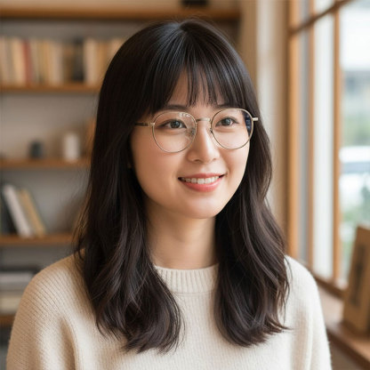 Eterlens｜華奢な彫刻模様付き超軽量チタンメガネ｜クラシックアート｜オーダーメイド