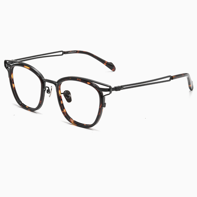 Eterlens｜レトロ感漂う上質なアセテートチタン製メガネ│度付き対応｜匠の技が光る一本