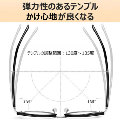 色が変わる調光ラウンドフレーム老眼鏡 | Round Photo - 商品画像 7/15