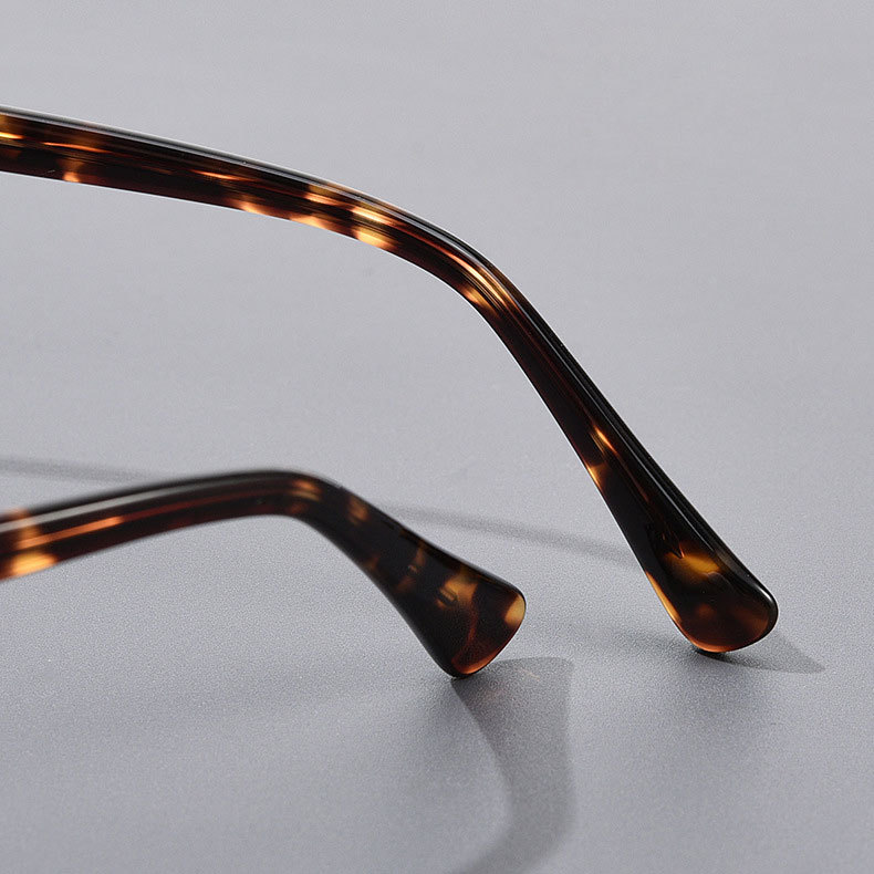 Eterlens  | リベット付きボストンビッグフレームメガネ | 上質感漂うレトロスタイル