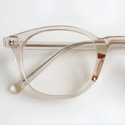 Eterlens|ボストン型小さめフレーム芯張りメガネ|レトロ感漂う