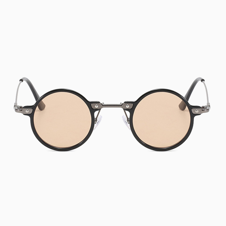 Eterlens 小さめの個性ラウンドフレーム|UV400|ヒップホップ風サングラス-Eterlens