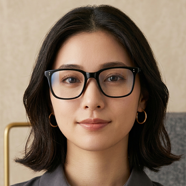 Eterlens│ビッグフレームスウェリントン型メガネ