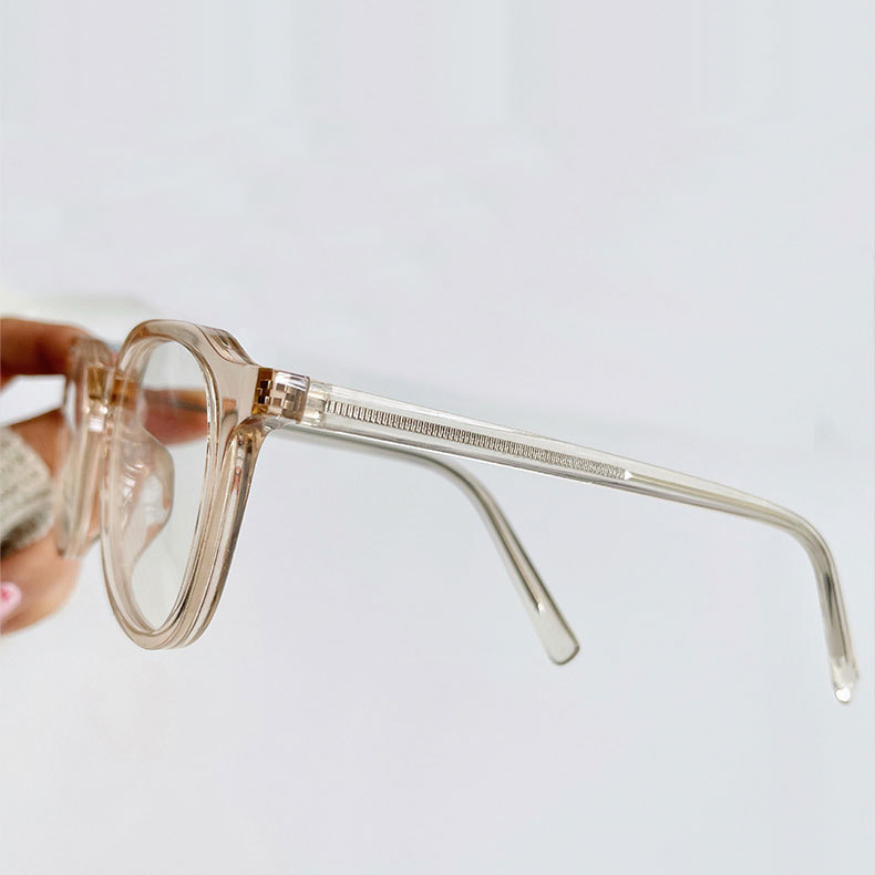 Eterlens|ボストン型小さめフレーム芯張りメガネ|レトロ感漂う