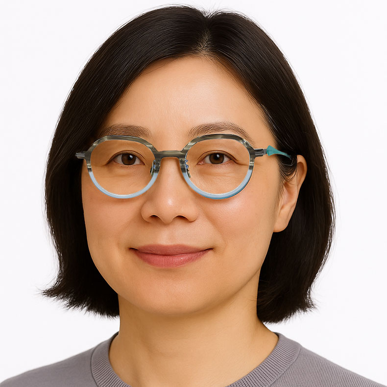 Eterlens|ミニマルなチタン製小さめメガネ|クラシックレトロ