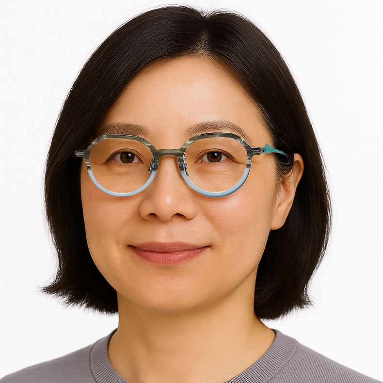 Eterlens|ミニマルなチタン製小さめメガネ|クラシックレトロ