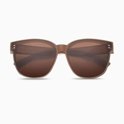 Eterlens｜サイドにラメ付きドライブ用オーバーグラス｜眩しさ対策の偏光レンズ｜メガネの上からかけられるオーバーグラス-Eterlens