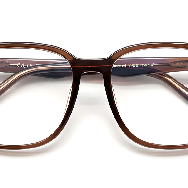 Eterlens|超軽量アセテートビッグフレームメガネ|デザイン性の高い