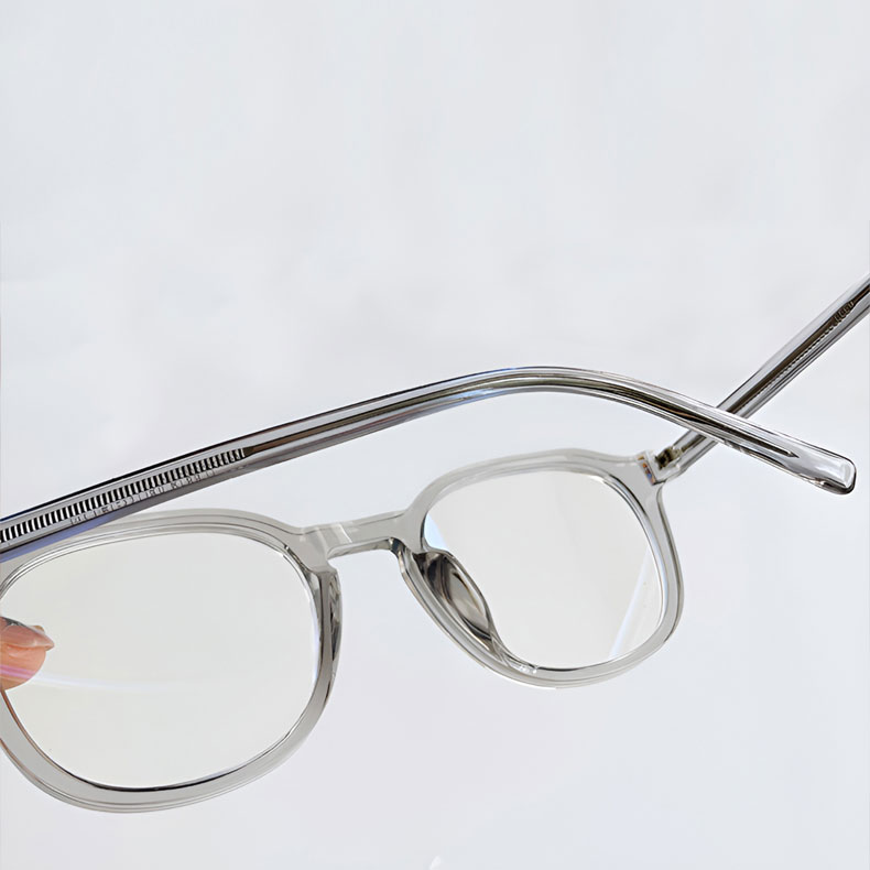 Eterlens|ボストン型小さめフレーム芯張りメガネ|レトロ感漂う