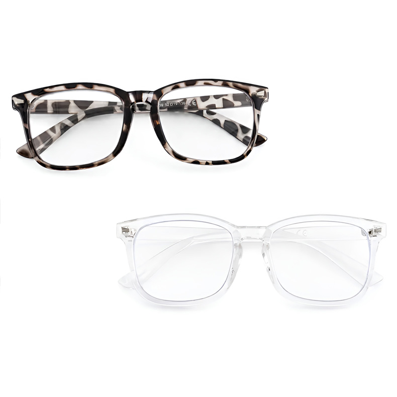 遠近両用累進多焦点ブルーライトカットビッグフレーム老眼鏡 | Wellington Progressive | Eterlens