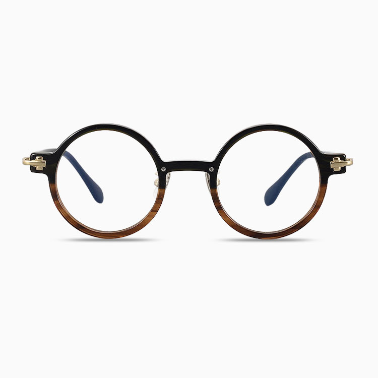 Eterlens | レトロ風ラウンド型アセテートメガネ | スタイリッシュ | オーダーメイド