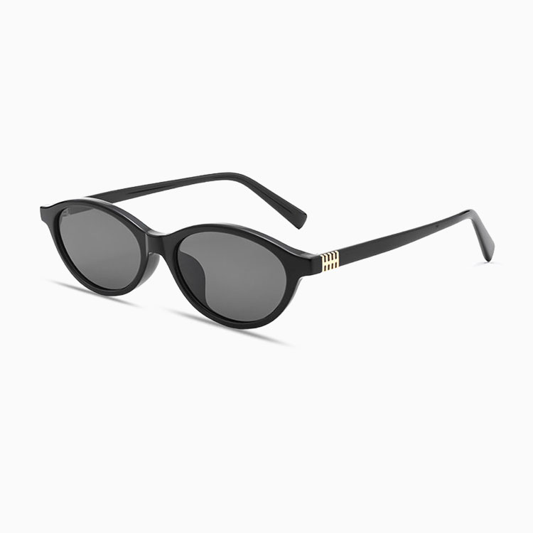 【上品・こなれ感】Eterlens｜オーバル型サングラス｜艶やかアセテート・べっ甲柄｜ライトカラーレンズ・UVカット｜レトロクラシック・お出かけ用