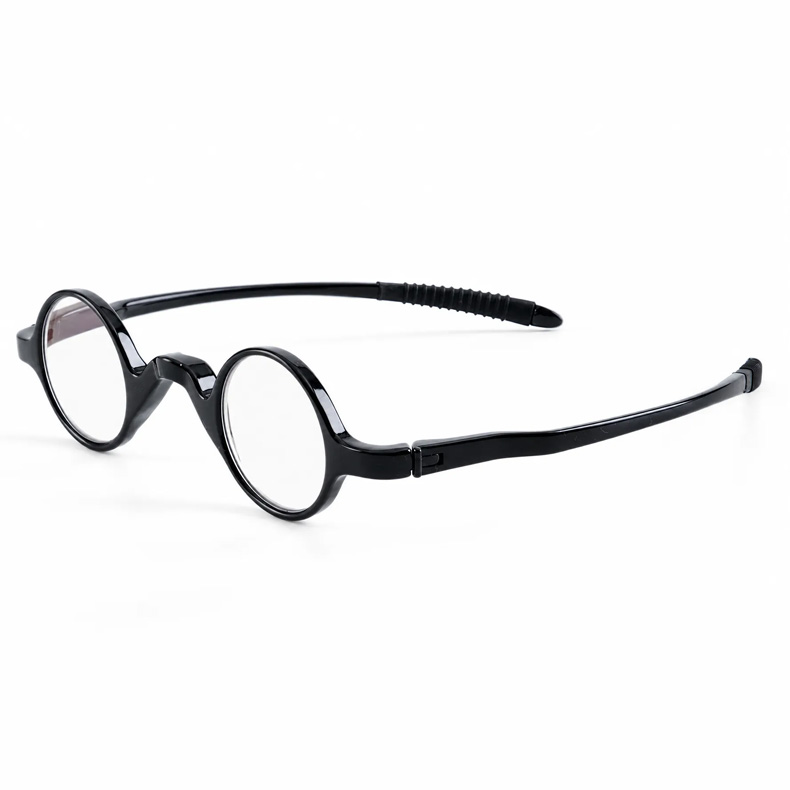 【締め付けゼロ・11g】Eterlens | 弾力性TR・レトロ丸メガネ【Flex-Round】| アジアンフィット設計| 顔を挟まない| 老眼鏡 | 知的な雰囲気