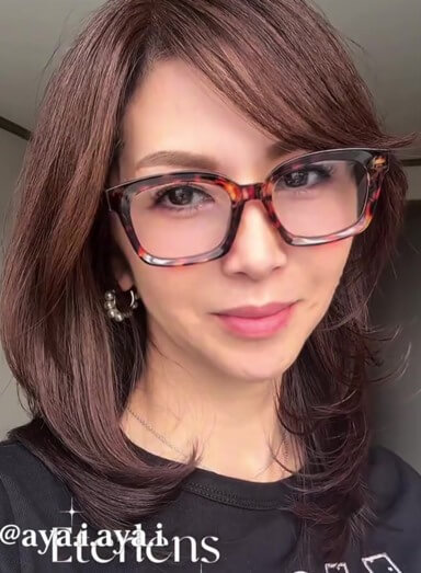 @aya.i.aya.i tortoise square frame style