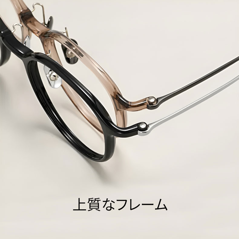 【時の円環・超軽量】Eterlens 7g メガネ 度付き対応 おしゃれ 丸メガネ | 透明感のあるグレー・ボストン | 金属アレルギー対応・ユニセックス - 商品画像 10/16 (Boston RxReady)