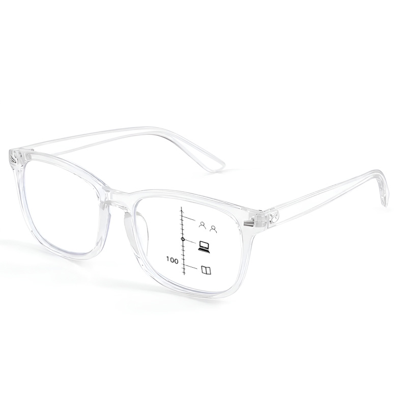 遠近両用累進多焦点ブルーライトカットビッグフレーム老眼鏡 | Wellington Progressive | Eterlens