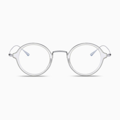 Eterlens | チタン製レトロな太リムスプラウトパットメガネ | 匠の技が光る一本