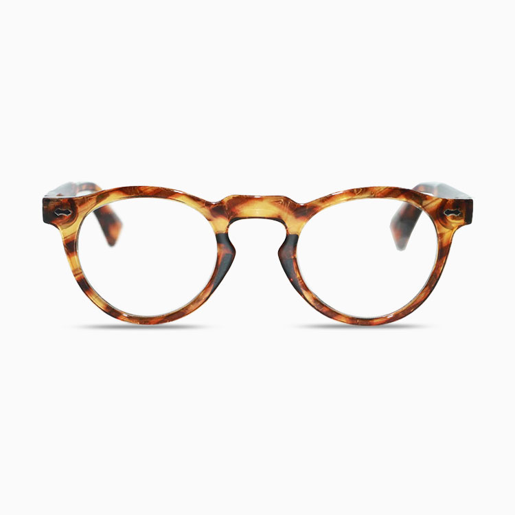 Eterlens | クラシックなボストンフレーム │ ブルーライトカット │ キーホールブリッジ老眼鏡