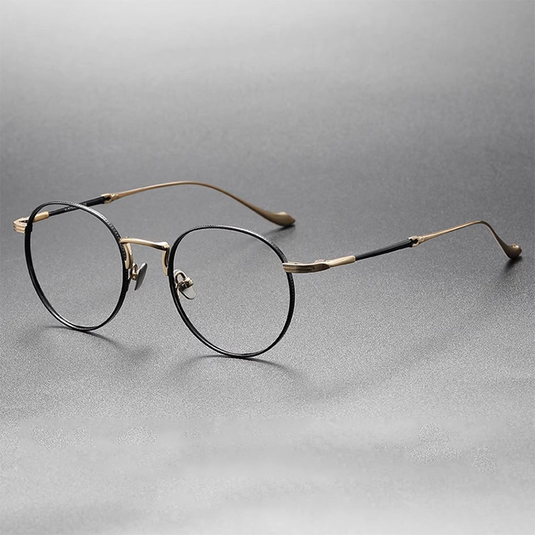 Eterlens｜デザイナーシリーズ超軽量チタンメガネ｜度付き対応｜レトロスタイル