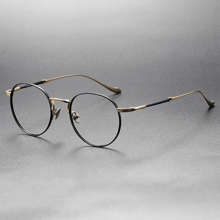 Eterlens｜デザイナーシリーズ超軽量チタンメガネ｜度付き対応｜レトロスタイル