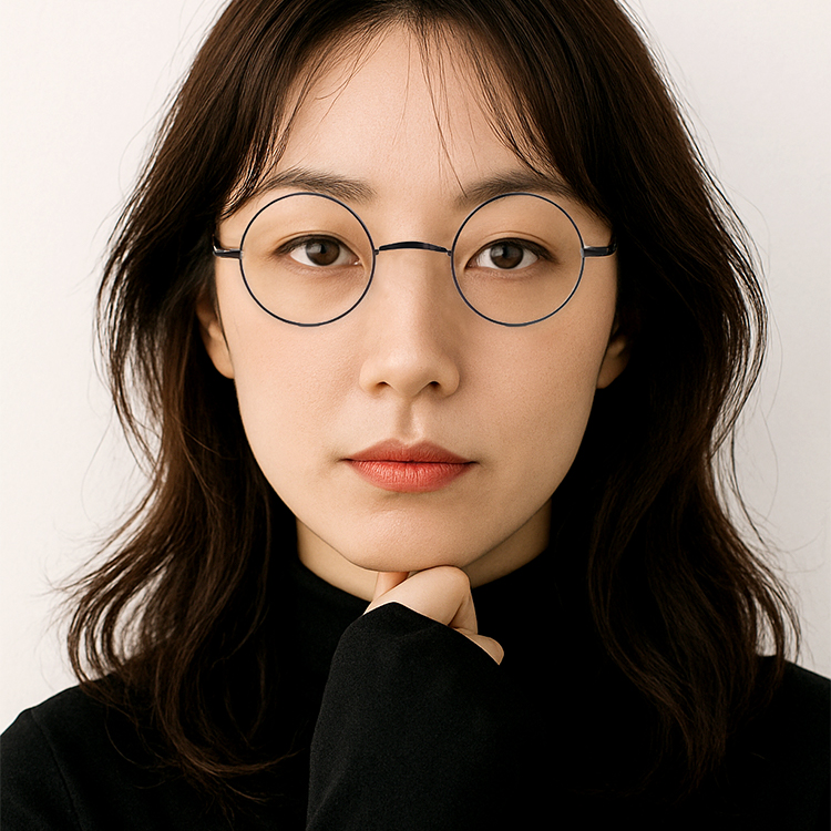 Eterlens｜7g レトロ風一山メガネ｜度付き対応｜匠の技が光る一本