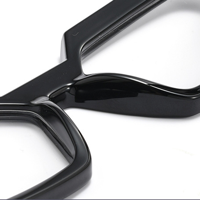 【欧米スタイル・極上の高級感】Eterlensメガネ スクエア型｜高級なアセテートフレーム｜丈夫で歪みにくい 知的な大人メガネ - 商品画像 6/11 (Round RxReady)