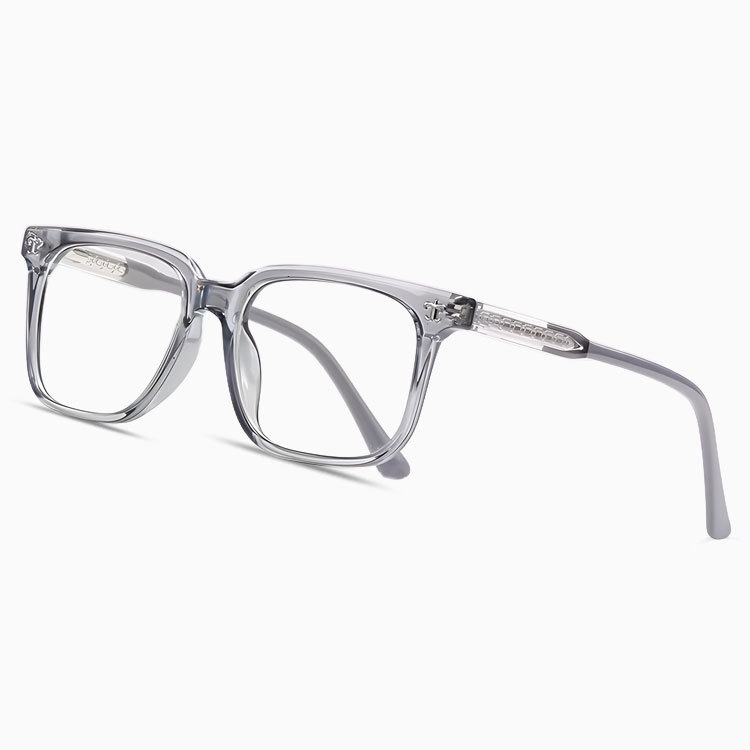 【調光・遠近両用】Eterlens 色が変わる老眼鏡｜大きなスクエア型｜芯張りテンプル｜アセテート｜ブルーライトカット 紫外線対策 ユニセックス