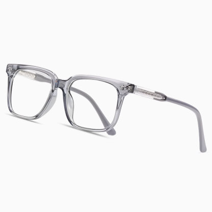 【調光・遠近両用】Eterlens 色が変わる老眼鏡｜大きなスクエア型｜芯張りテンプル｜アセテート｜ブルーライトカット 紫外線対策 ユニセックス