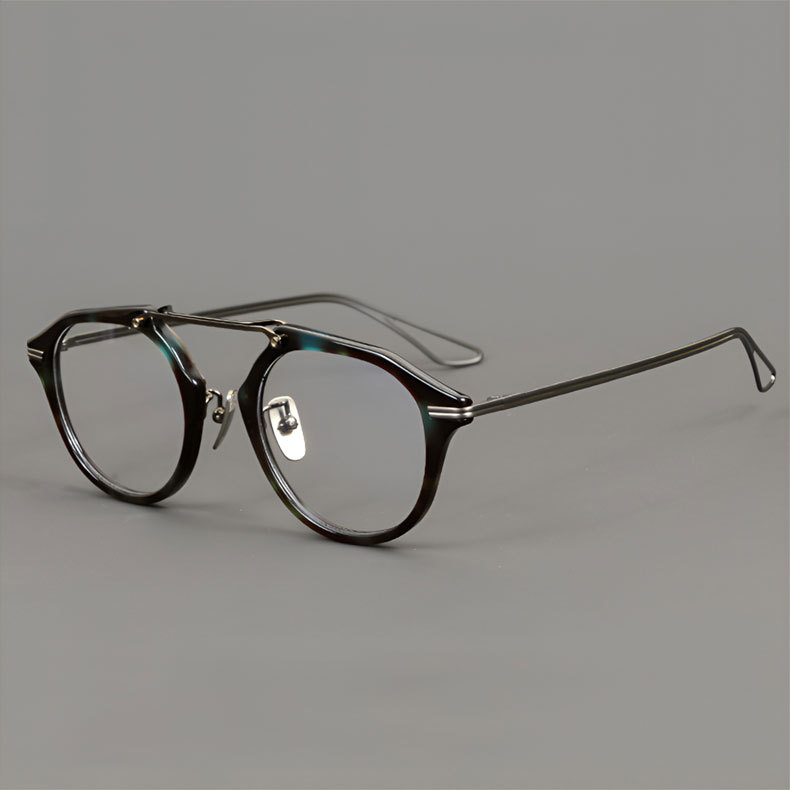 Eterlens｜華奢でレトロな六角形メガネ｜匠の技が光る一本 │オーダーメイド