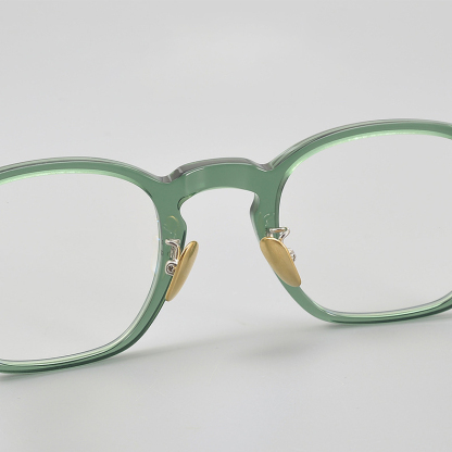 Eterlens｜クラシックなボストン型メガネ｜太縁フレーム｜オーダーメイド