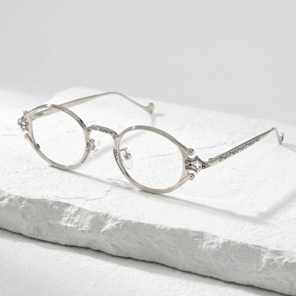 Eterlens│ オーバル型フレームメガネ