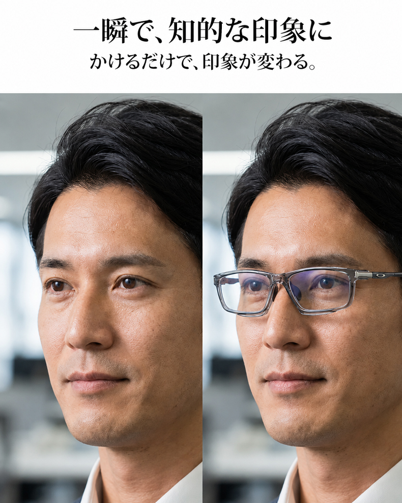 [Gray] Eterlens リーディングミラー "ヴァーテックス" | 全ての機能をこの1本に集約 | 遠近両用 調光レンズ ブルーライトカット | 快適フィットの調整可能鼻パッド、滑り… 商品説明画像 4