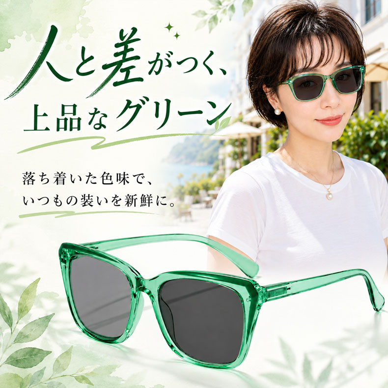 【顔まわりをすっきり見せる印象・遠近両用】Eterlens 老眼鏡 おしゃれ フォックス型 | 調光レンズ 室内外兼用 | 累進多焦点・ブルーライトカット・レディース