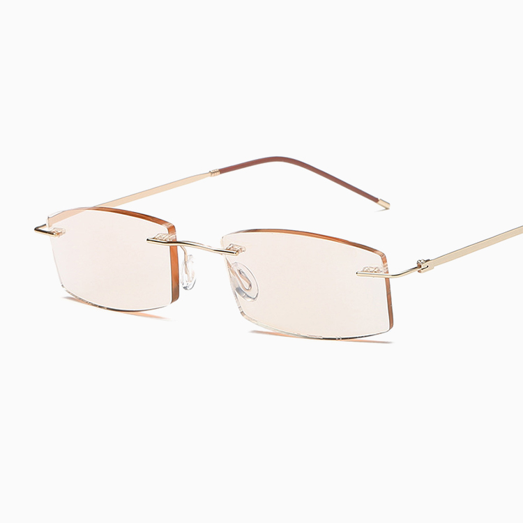 Eterlens｜超軽量カーキレンズリムレス老眼鏡｜ブルーライトカット｜大人のビジネススタイルに