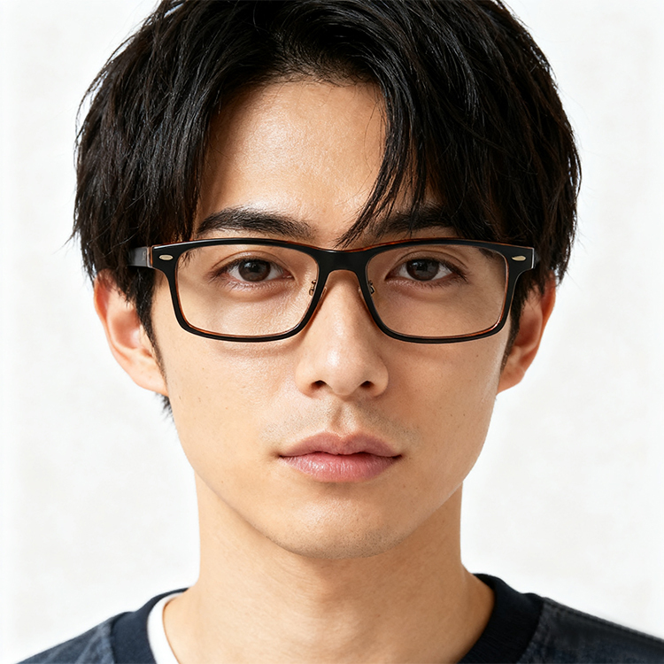 Eterlens フルリム累進多焦点ブルーライトカット老眼鏡