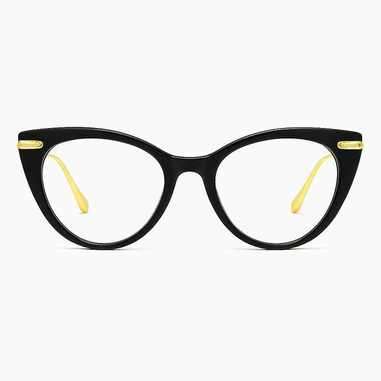 キャットアイ 金属テンプルのフォックスメガネ | CatEye BlueGuard - 商品画像 11/13