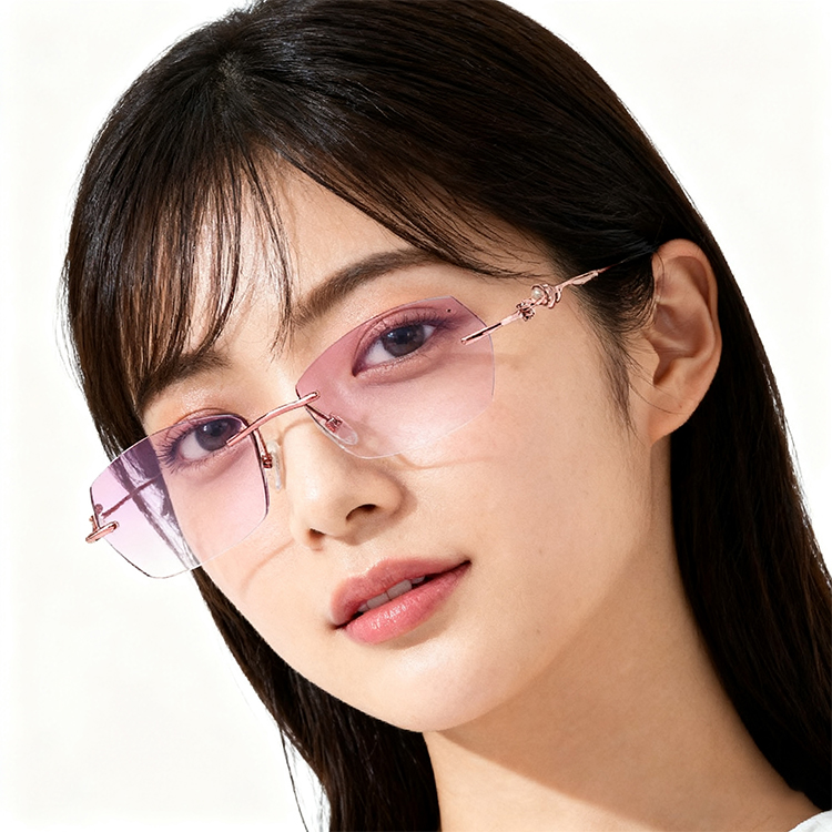 Eterlens 【美顔ツール】エレガントなリムレス老眼鏡 - 商品画像 8/10 (Rimless RxReady)