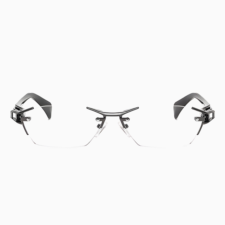 Eterlens ブルーライトカット調光機能付きリムレス老眼鏡-Eterlens