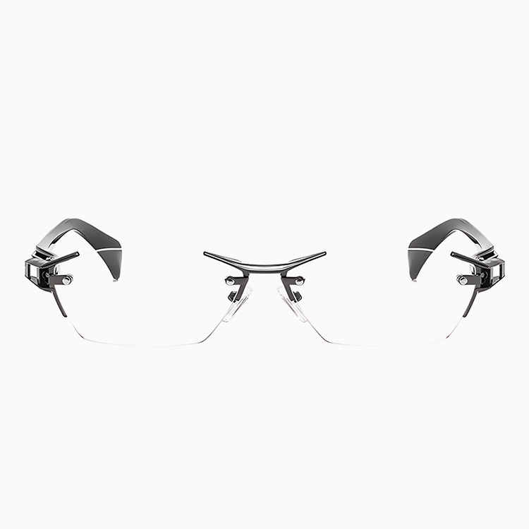 Eterlens ブルーライトカット調光機能付きリムレス老眼鏡-Eterlens