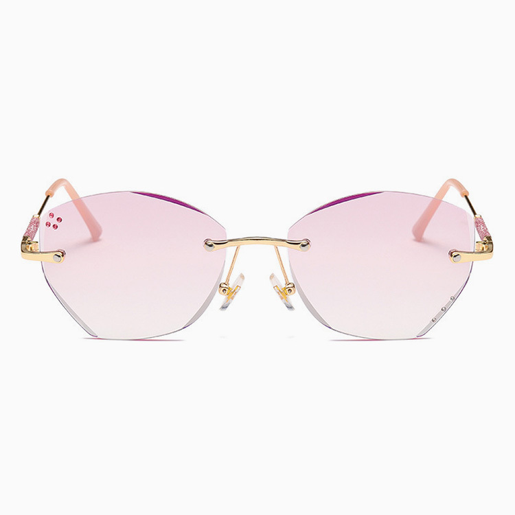 Eterlens 高級でチークカラーレンズなリムレス老眼鏡-Eterlens