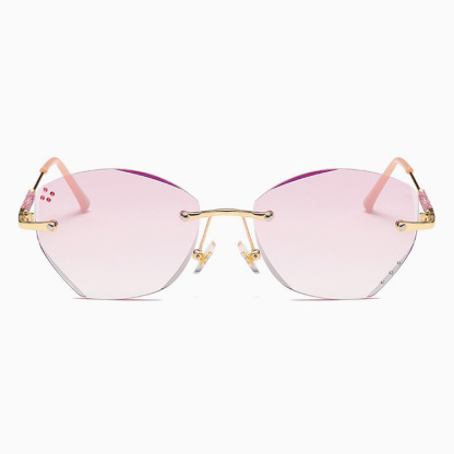 Eterlens 高級でチークカラーレンズなリムレス老眼鏡-Eterlens