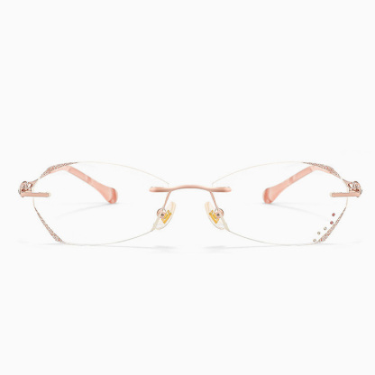 Eterlens おしゃれなフチなしブルーライトカット老眼鏡  | 若見え 軽量で目を守る | 日常の読書に最適-Eterlens