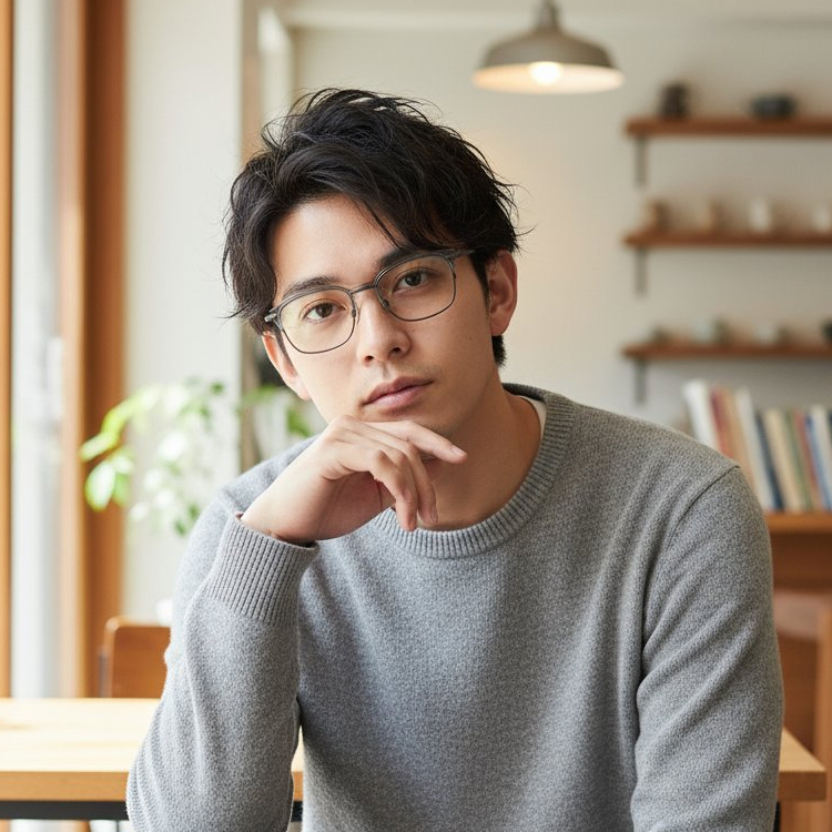 Eterlens 知性の窓｜10.4g 超軽量チタンブローフレームメガネ｜匠の技が光る一本