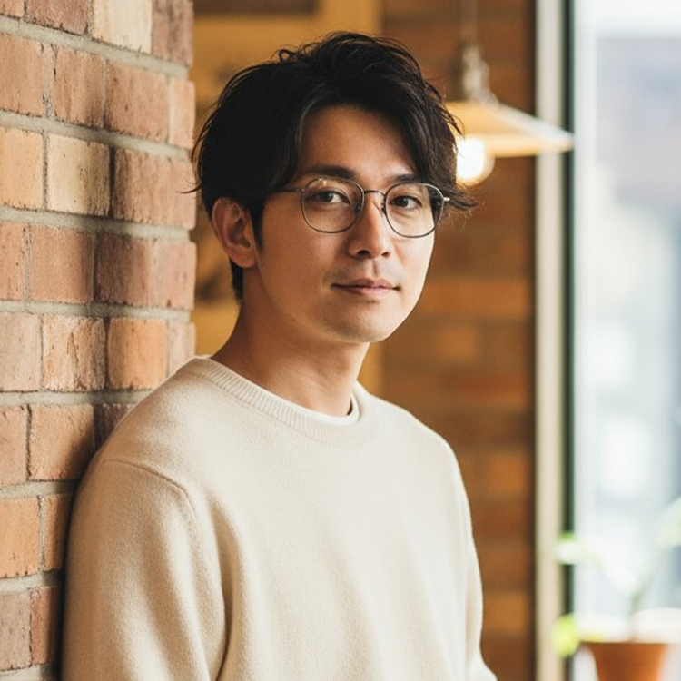 Eterlens 知性の窓｜9.1g レトロ風彫刻模様チタンメガネ｜匠の技が光る一本